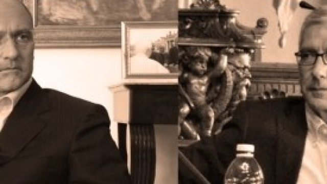 I candidati Ugo Cappellacci e Francesco Pigliaru