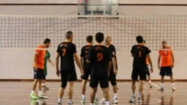  alcuni giocatori in campo della Gas Pollino