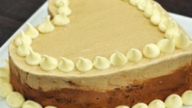 Torta panna e caff&egrave; per San Valentino