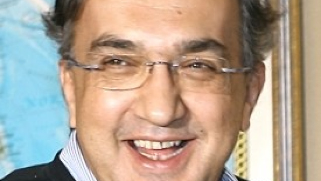 Sergio Marchionne in un'apparizione pubblica