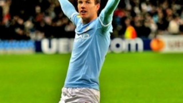 Edin Dzeko, attaccante del Manchester City
