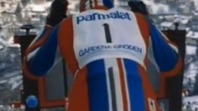 Gustavo Thoni con il numero 1