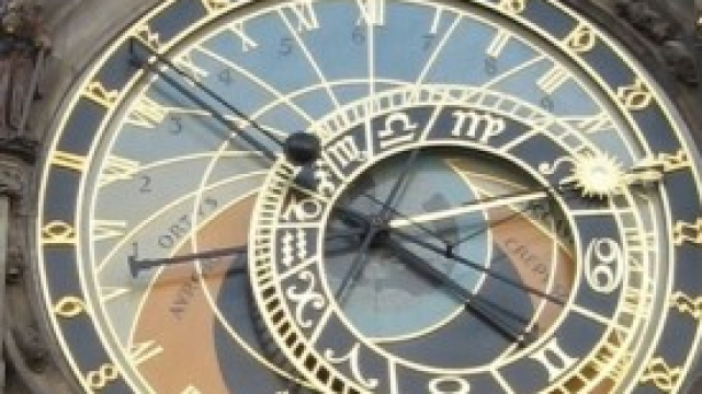 particolare dell'orologio astronomico di Praga 