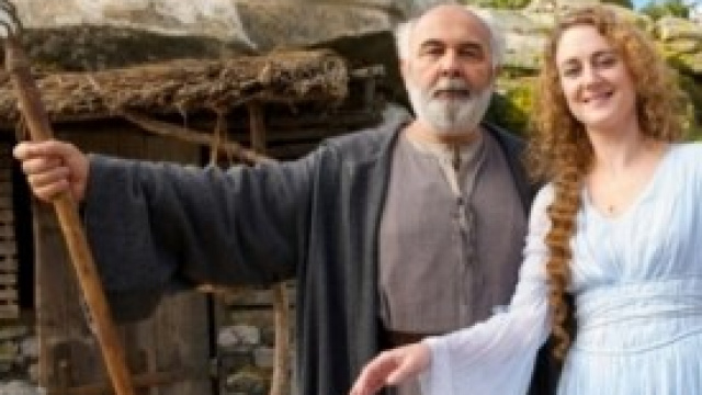 Una foto di Mago Merlino e della Fata Viviana