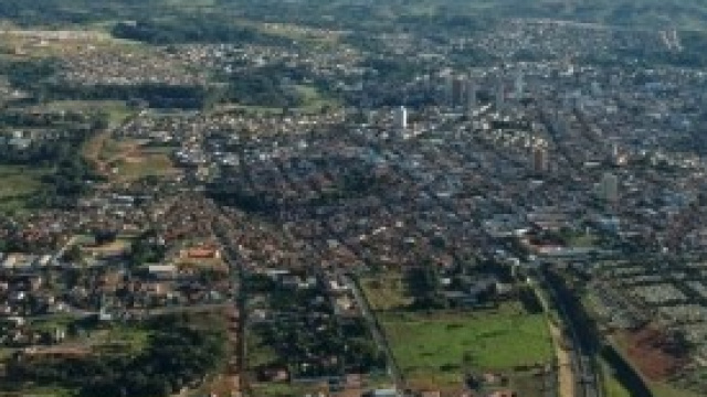 Vista di un Comune dall'alto