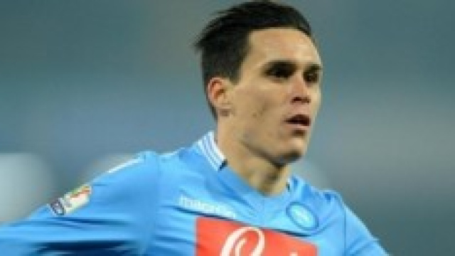 lo spagnolo Callejon, giocatore del Napoli.