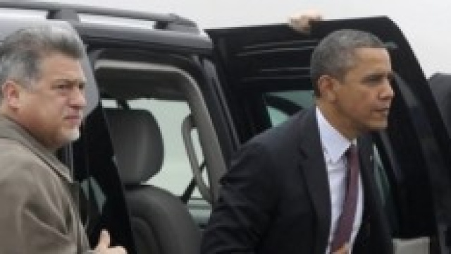 Obama e gli agenti del Secret Service