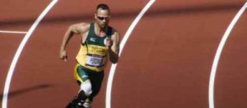 Oscar Pistorius en una carrera.