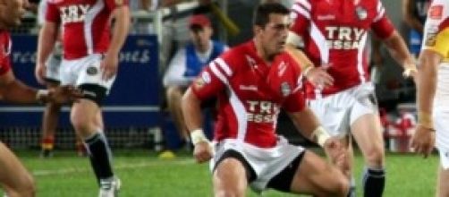 Wigan's Ben Flower sees red