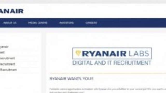 Offerte di lavoro Ryanair ottobre 2014