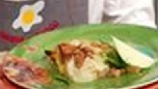 Crepes di toma e pere di Barzetti