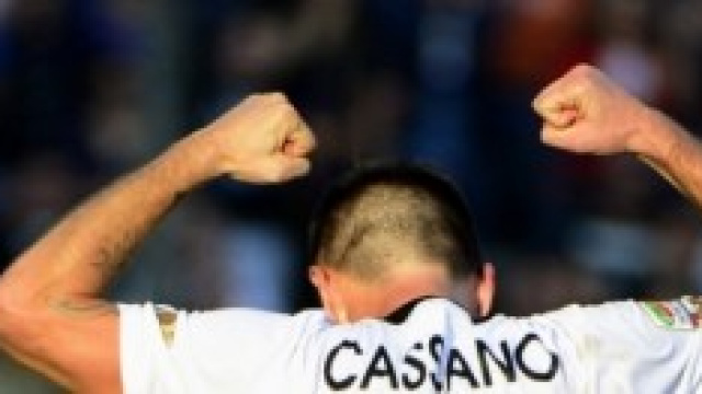 l'attaccante barese Antonio Cassano