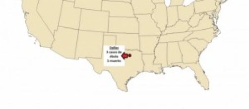 Nuevo caso de &eacute;bola en Estados Unidos, en Dallas.