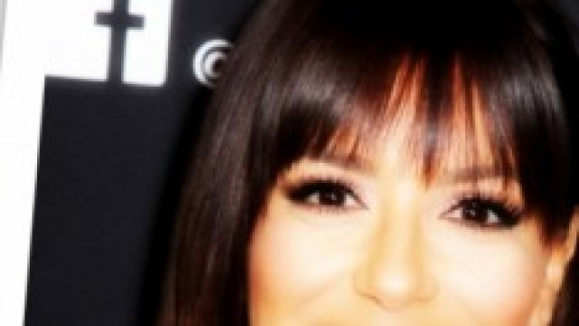Eva Longoria taglio con frangia