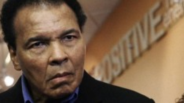 Il campione di pugilato Muhammad Ali
