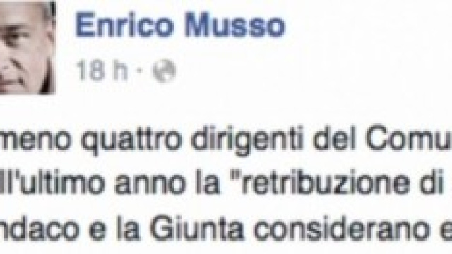 Lo scandalo dei bonus ai dirigenti di Genova 