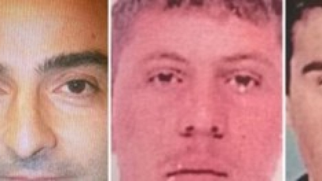 Da sinistra Gianluca Ciferri e i due operai uccisi