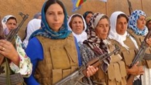 Donne curde a Kobane, Siria
