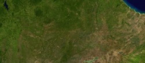 Vista a&eacute;rea do Nordeste Brasileiro