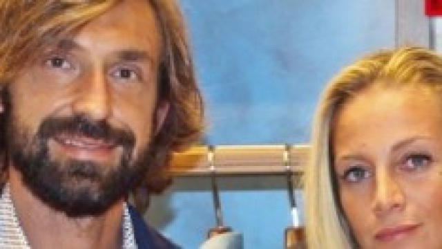 Andrea Pirlo e Valentina Baldini 