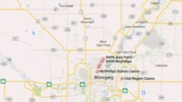 McPhillips Street, Winnipeg in Canada