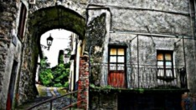 Triora:  scorcio del borgo