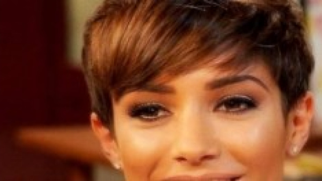 Frankie Sandford pixie cut