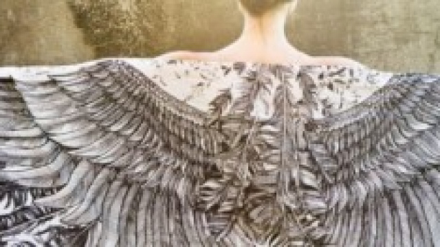 Una delle sciarpe disegnate dalla Khamitova 