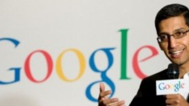 Nella foto Sundar Pichai: lavora a Google dal 2004