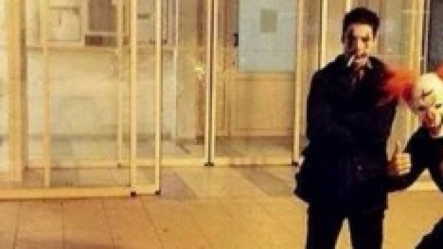 pagliacci violenti a b&eacute;ziers, francia