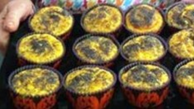 Ricetta muffin di zucca salata pe Halloween