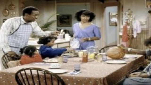 Bill Cosby in una scena dei Robinson