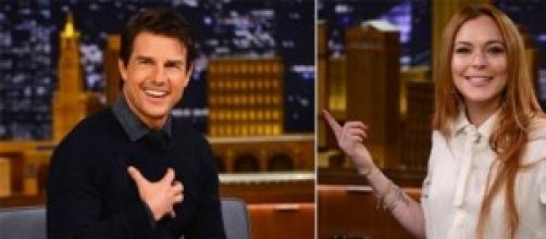 Tom Cruise y Lindsay Lohan de romance por Londres.