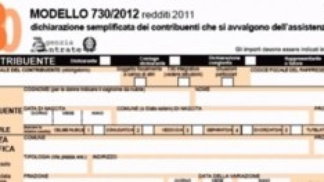 Dichiarazione con nuovo modello 730 precompilato.