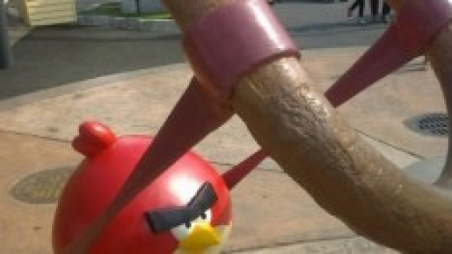 Un personaggio del gioco Angry Birds