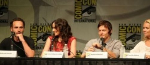 Algunos de los actores de "The Walking Dead".