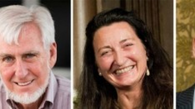 Gli scienziati J.O'Keefe, May-Britt e Edvard Moser