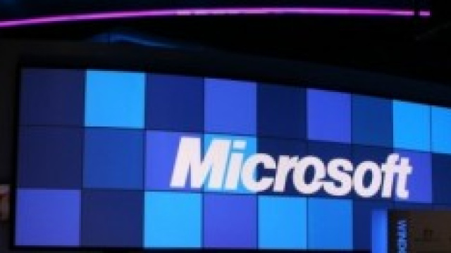 Una immagine del logo Microsoft