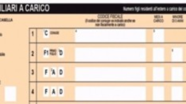 Istruzioni per il modello 730 precompilato 