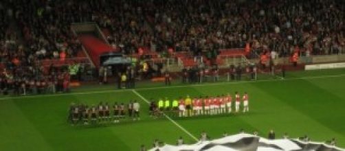 football match with Arsenal