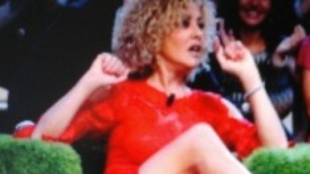 Eva Grimaldi a 'Quelli che il calcio'