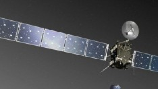 Il lander Philae si stacca dalla sonda Rosetta