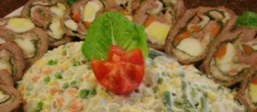 Sugerencia: matambre con ensalada rusa