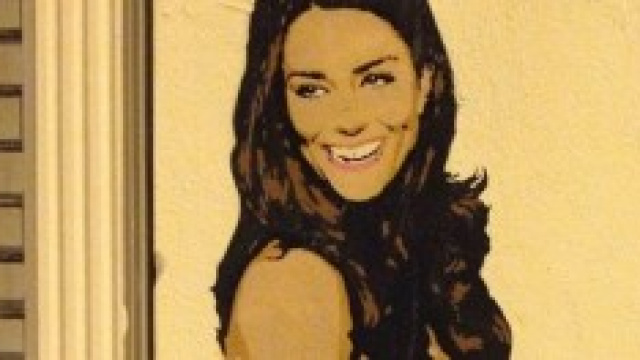 Kate Middleton incinta e senza veli: &egrave; street art