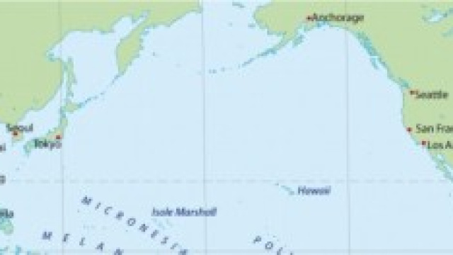 Oceano Pacifico tra Giappone e Usa
