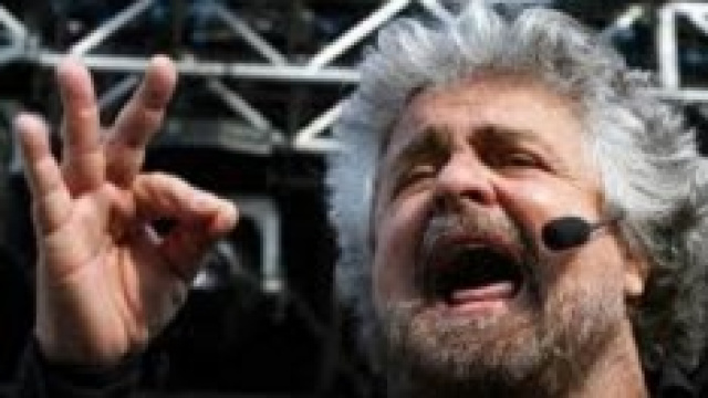 Il leader del M5S Beppe Grillo