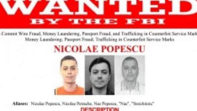 La taglia dell'FBI su Nicolae Popescu