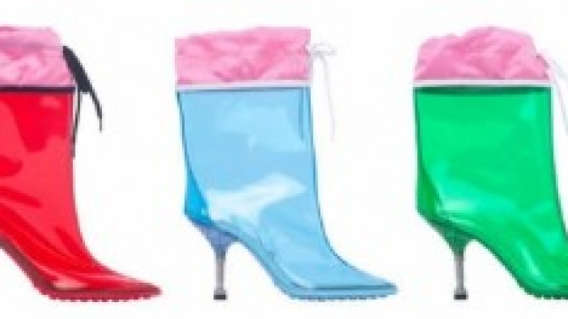 Stivaletti trasparenti Miu Miu