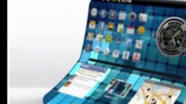 Una delle ipotesi del Samsung flessibile del 2015.