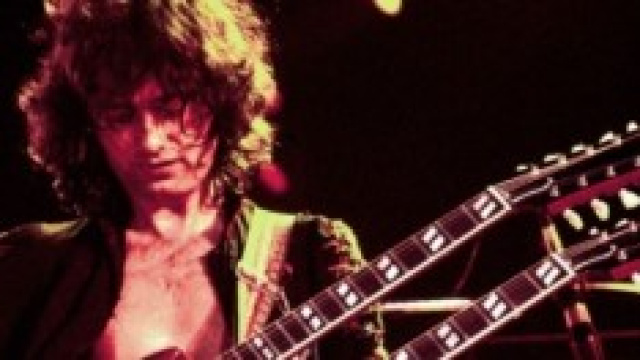 Jimmy Page in Stairway to Heaven.